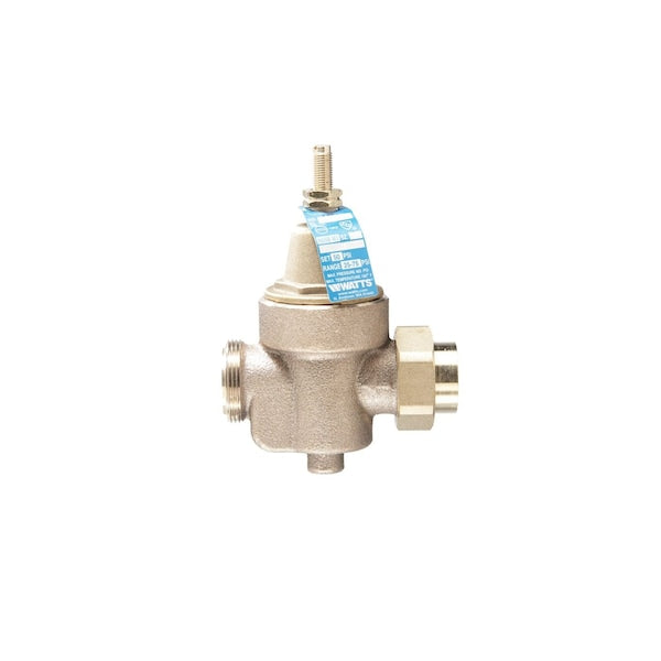 0009589 Watts 3/4 in lead free water pressure reducing valve, NPT union x NPT female