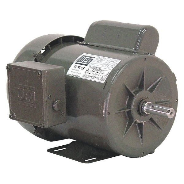 00118ES1B56-S Weg Single phase TEFC motor 1 hp, 1,745 RPM, 115/208-230V AC