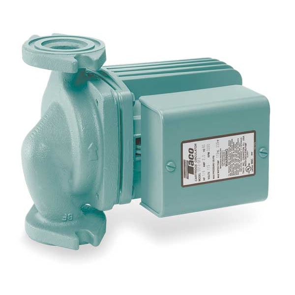 0011-F4 Taco 1/8 hp hydronic circulating pump, 115V, single phase, flange connection
