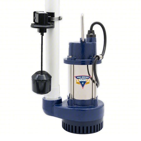 PRO Series Pumps S3033-VS Submersible Sump Pump, 10 ft, 13 in, 115V AC