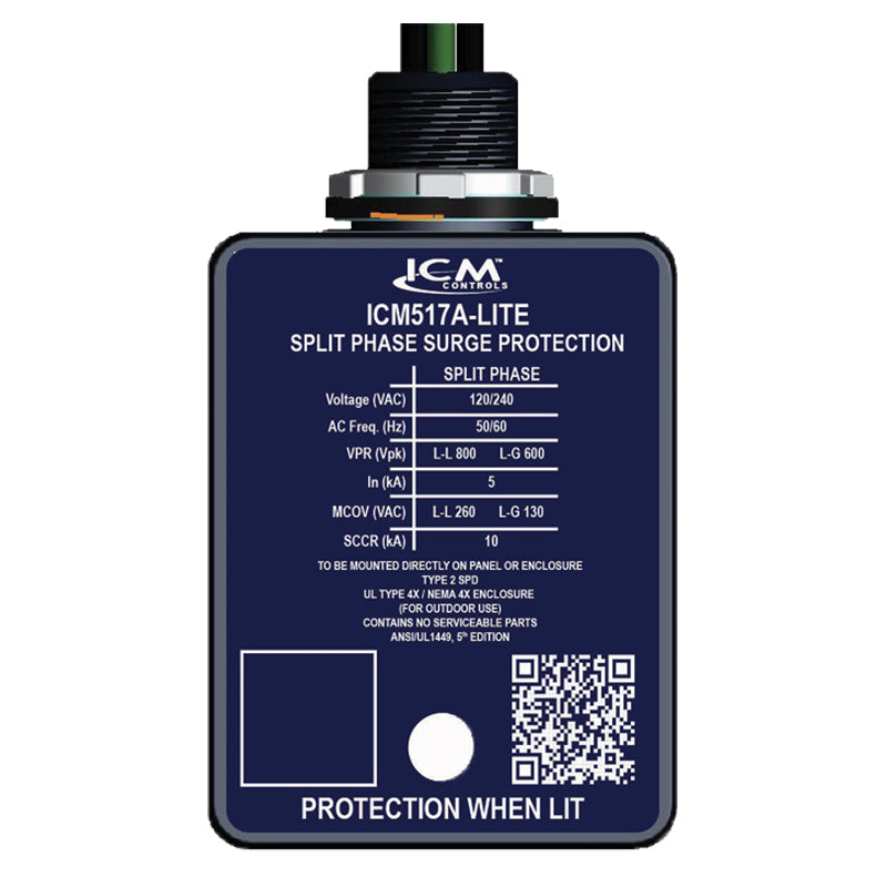 ICM517A-LITE ICM Controls Single-Phase Surge Protector