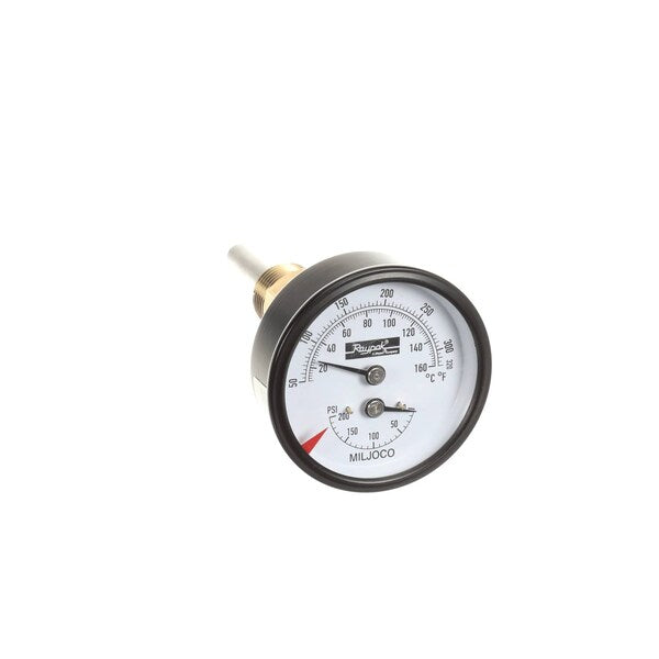 014647F Raypak Temperature/Pressure Gauge, 50-320F/20-160C, 0-200 PSI