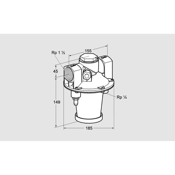 03155146 Honeywell Kromschroder Regulator RTO GIK 40R02 5