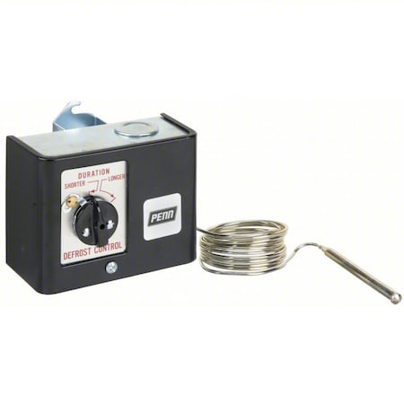 Johnson Controls A19ZBC-2C Line Voltage Mechanical Thermostat, Heat or Cool, 45 to 85F, Exposed Dial, 120 to 240V AC