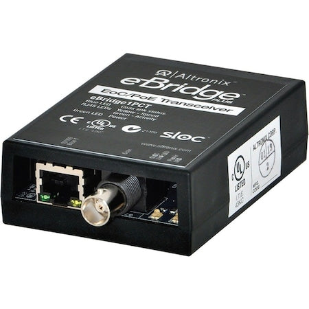Altronix EBRIDGE1PCT PoE Transceiver, 1 Cam. Input, 2-1/2