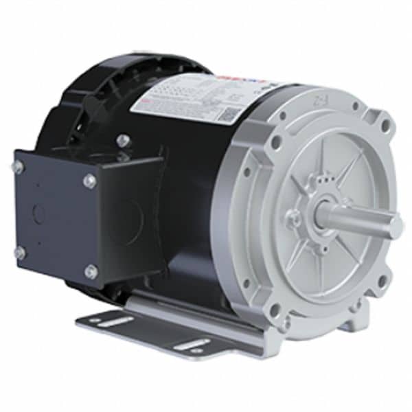 056T17F15948 Leeson Three-Phase General Purpose Motor, 1/2 HP, 56C Frame, 208-230/460V