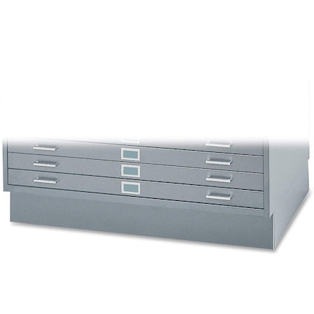 Safco 4997GRR Flat File Cabinet Base, Gray, Closed