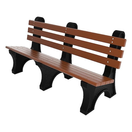Ultrasite PB 6BROCPAE Outdoor Bench, 72 in L, Brown