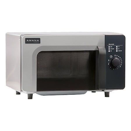 Amana RMS10DSA MicrowaveOven, Silver, 0.8cuft, 20-1/8 in W
