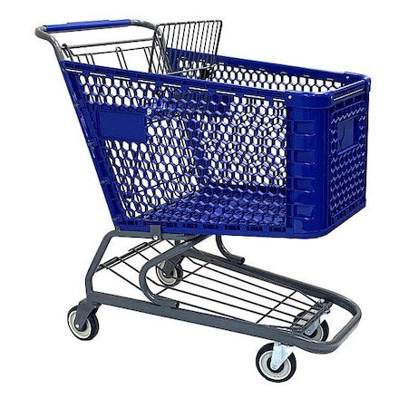 R.W. Rogers CO WMP-150l-BE Shopping Cart, Plastic, 38-in L, 22-in W