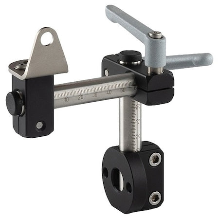 Otto Ganter MT15-2W-90-LV-S100-S100-BRKT-M8 Sens Mnt Kitw/Handl, SS, 45 mm L, SS