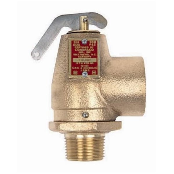 10-322-P30 Apollo Valves 3/4 in Relief Valve, polished chrome