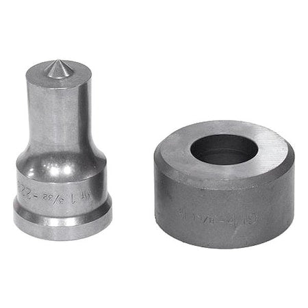 Edwards ED9-PDOS1-3/32 Oversize Round Punch & Die Set