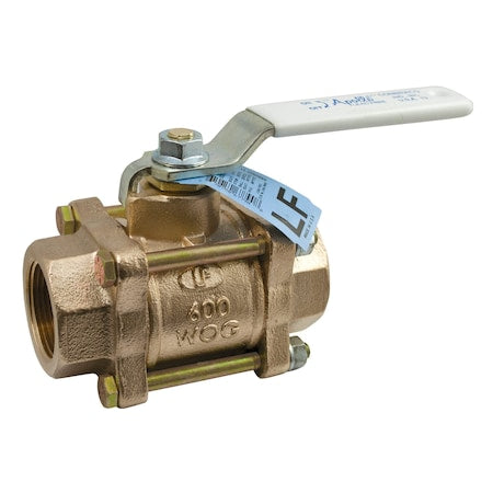Apollo Valves 82LF10801 Manual 2-Way Ball Valve, NPT, Bronze