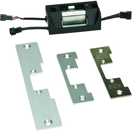 SDC 45-A Electric Door Strike, Stainless Steel, Stainless steel, Includes: Mounting Hardware