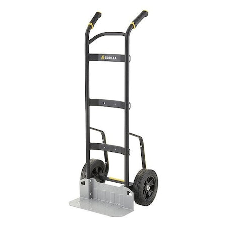 Gorilla GHH-10 Handtruck, 52 in, 20 in, Black, Steel, 1,000 lb