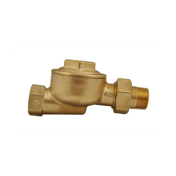 134S-3/4 Barnes & Jones Straight Radiator Trap