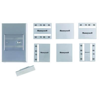 14004406-910C Honeywell Thermostat Cover Kit Satin Chrome