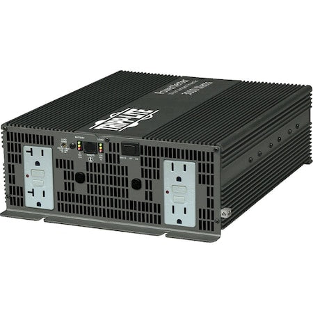 Tripp Lite PV3000GFCI Power Inverter, Modified Sine Wave, 6,000 W Peak, 3,000 W Continuous, 4 Outlets