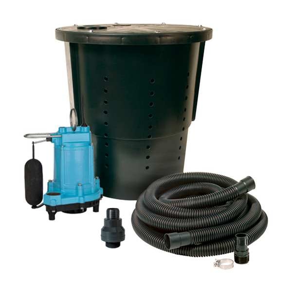 14940655 Little Giant Pump Condensate Sump Pump Package, 1/3 hp, 115V AC