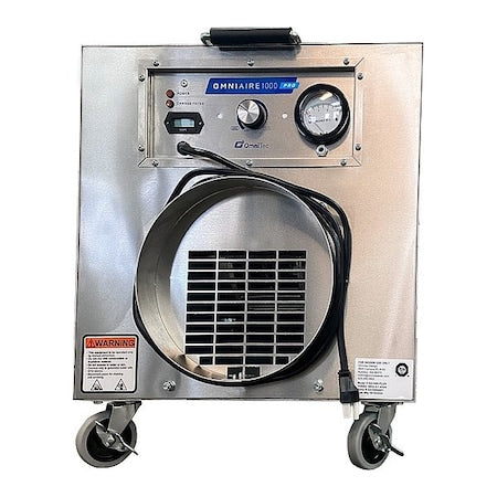 Omniclean OA1000 PRO Negative Air Machine, 1000 cfm, Silver, 115V AC