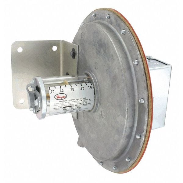 1638-2 Dwyer Instruments Pressure Switch, Standard SPDT, 1/8