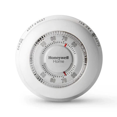 T87N1018 Resideo Thermostat Round Celsius 24V 1H/1C
