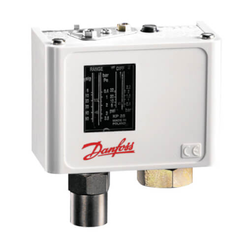 060-214891 Danfoss KP-34 Manual Reset Pressure Switch 3-Phase