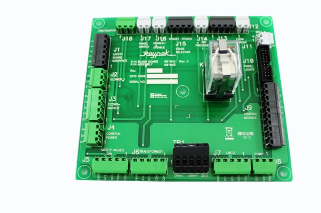007898F Raypak Printed Circuit Board Control Board Motherboard