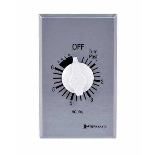 FF6HH Intermatic SPST 6 Hour spring-wound timer switch with hold