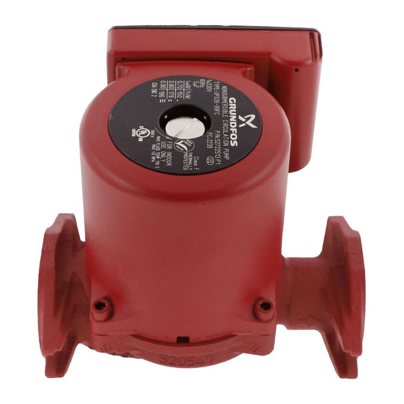 52722513 Grundfos UPS26-99FC 1/6 HP 230V 3-Speed Cast Iron Circulator Pump