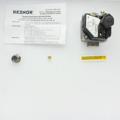 221634 Reznor Replacement Gas Valve Kit - 24V LP, 3/4
