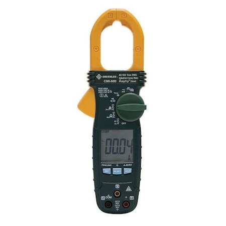 Greenlee CMI-600 Clamp Meter, LCD, 600 A