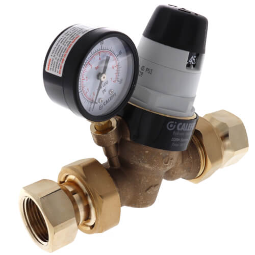 535361HA Caleffi 1 inch FNPT pressure reducing valve with gauge