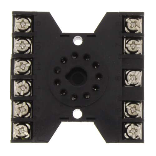 60-2726 Fireye Wiring Base 11-Pin Socket Panel Mounting
