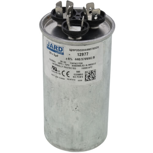 1172094 Carrier Dual Round Run Capacitor 440V