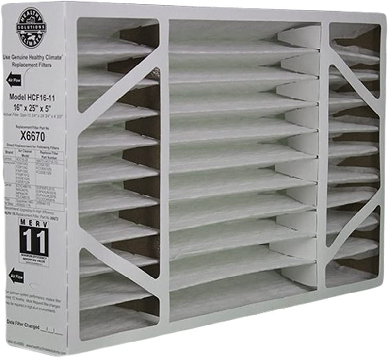 X6670 Lennox Air Filter for Healthy Climate 16 x 25 x 5