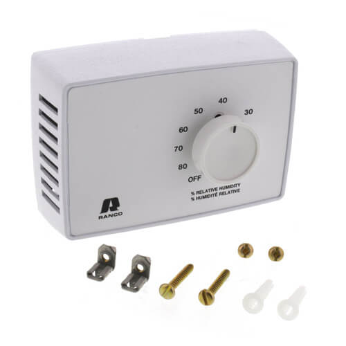 J10-809W Robertshaw 24V wall mount humidistat humidistat (SPDT)