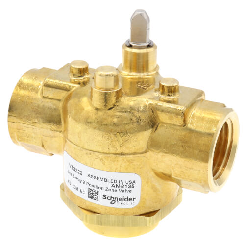 VT2323 Schneider Electric 2-Position Zone Valve Body with 3/4