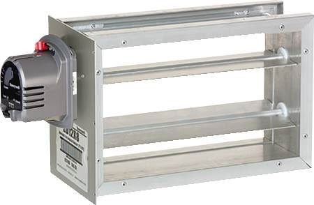 ZD28X10TZ Resideo 28L x 10H parallel 2-position damper, 24V