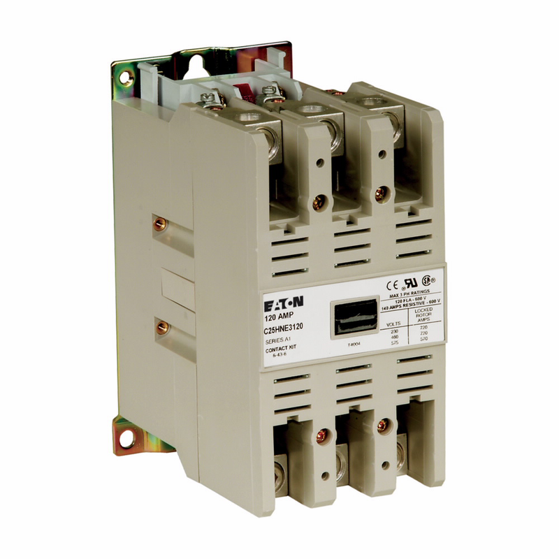 C25HNE3120A Eaton 120A Definite Purpose Contactor for 120V circuits