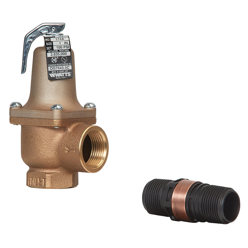 F274934 Watts 174A Automatic Reseating Valve (1 in) NPTF