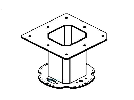 011749F Raypak Adapter Assembly for Burners & Orifices