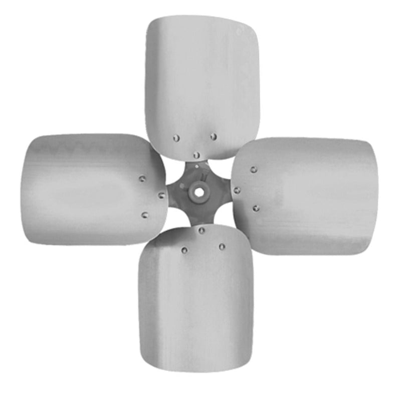 60943701 Lau Parts Lau 4-Blade Fan Blade, 30 in Propeller Diameter, 5/8 in Bore, 25° Pitch, Clockwise