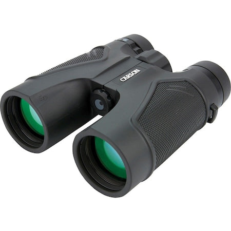 Carson TD-842ED General, Hunting, Nature Binocular, 8x Magnification, Roof Prism, 341 ft at 1000 yd Field of View