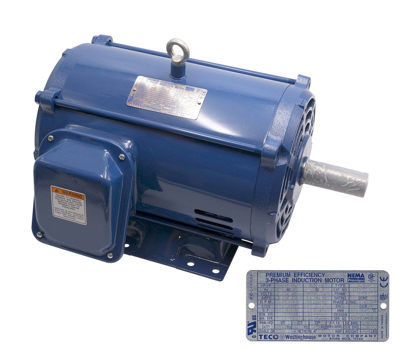 DTP7/54 Captiveaire 7.5 HP 3 Phase Motor