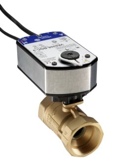 VG1241DR+938BAA Johnson Controls Electric Actuator Two-Way Brass Ball Valve