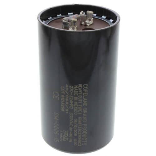 914-0006-10 Copeland 270-324 Mfd 330V Start Capacitor