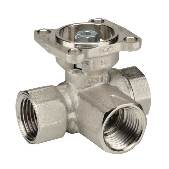 B311B Belimo 1/2 in 3-Way Valve with 1.9 Cv chrome plated trim