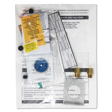 1036536R Reznor Natural Gas to Propane Conversion Kit for UD 30/45